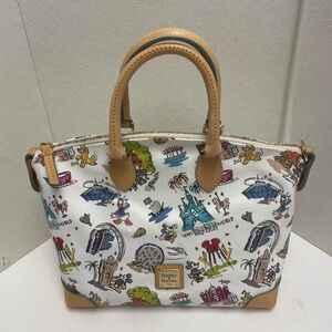 Dooney & Bourke Walt Disney World Mickey Sketch Shoulder Satchel Purse Handbag